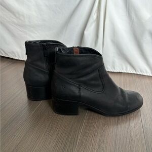 Frye low ankle booties, size 8.5